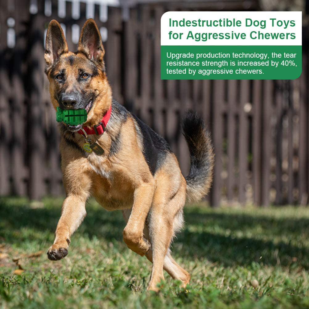 Dog Toys for Aggressive Chewers Large Breed, Lifetime Replacement, Indestructible Dog Chew Toys for Large Medium Small Dogs, Interactive Dog Toys, Food Grade Tough Dog Toys Animals & Pet Supplies > Pet Supplies > Dog Supplies > Dog Toys FAYOGOO   
