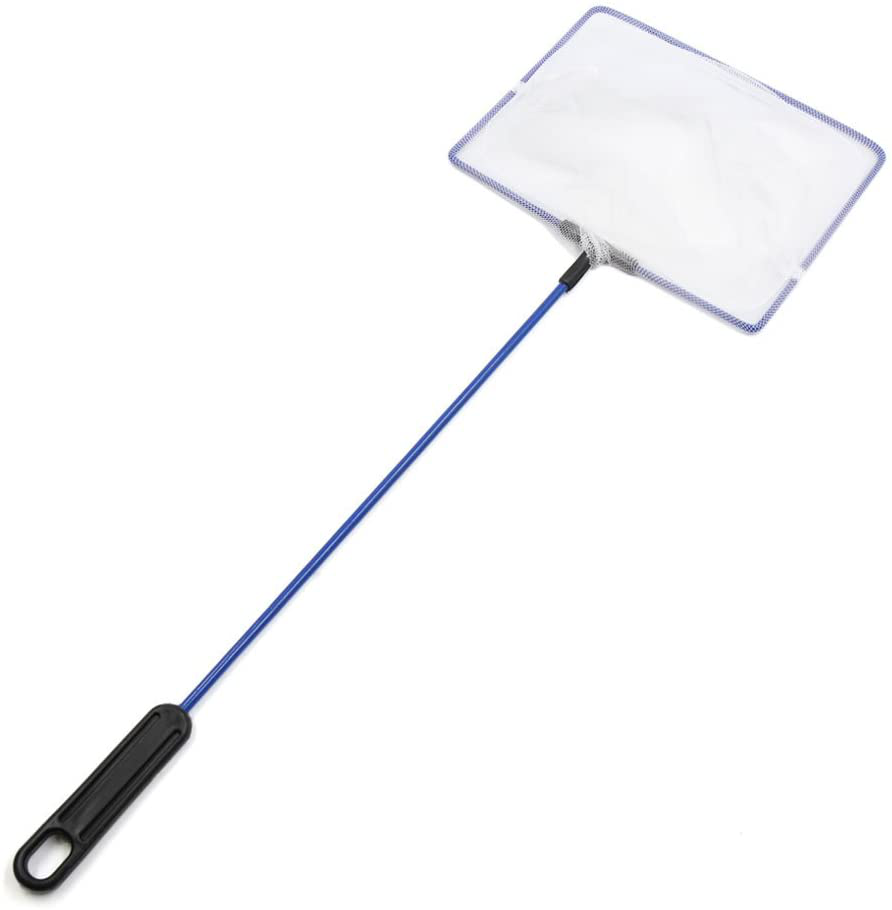 Uxcell 6Inch Wide Plastic Handle Nylon Landing Cleaning Net Aquarium Accessories Animals & Pet Supplies > Pet Supplies > Fish Supplies > Aquarium Fish Nets uxcell   