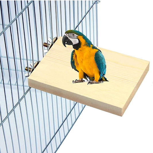 Bird Perch Stand Platform,Bird Perches Stand Toy, Wood Parrot Perch Stand Platform for Pet Parrot Budgies Parakeet Cockatiels Conure Lovebirds Rat Mouse Cage Accessories Exercise Toys (DK NAT) Animals & Pet Supplies > Pet Supplies > Bird Supplies > Bird Cage Accessories LSSH GmbH   