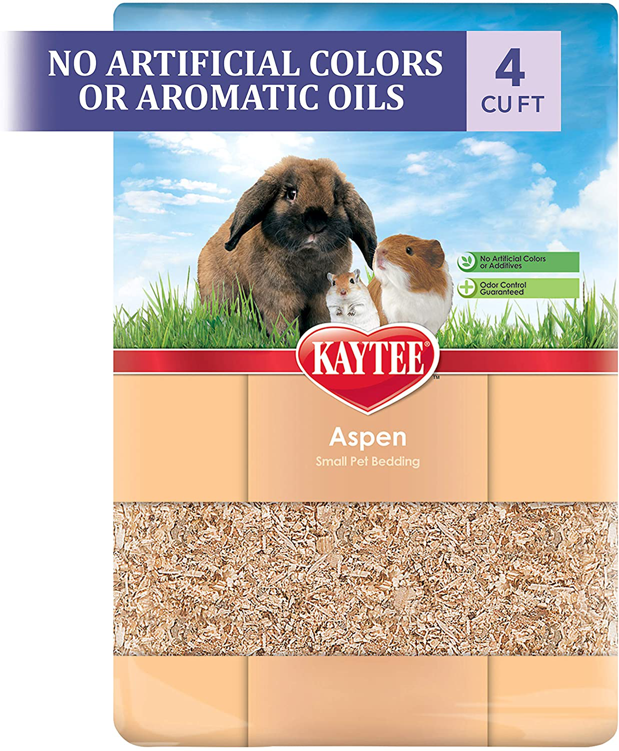 Kaytee Aspen Small Pet Bedding, 113.3 Liters Animals & Pet Supplies > Pet Supplies > Small Animal Supplies > Small Animal Bedding Kaytee   