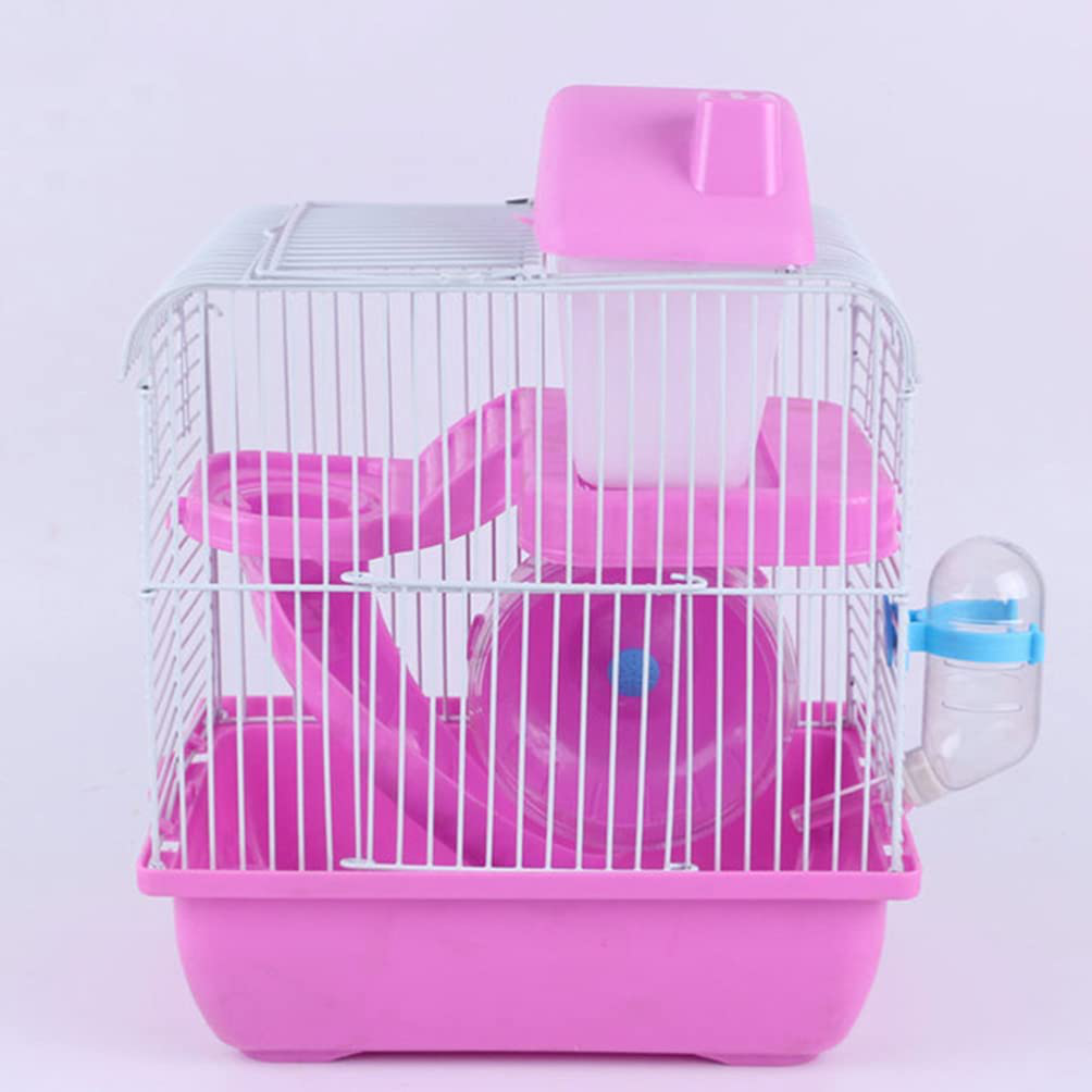 VOSAREA Hamster Cage Gerbil Haven Habitat Small Animal Cage Includes Play Slide Exercise Wheel Hamster Hide- Out Water Bottle (Light Blue) Animals & Pet Supplies > Pet Supplies > Small Animal Supplies > Small Animal Habitats & Cages VOSAREA   