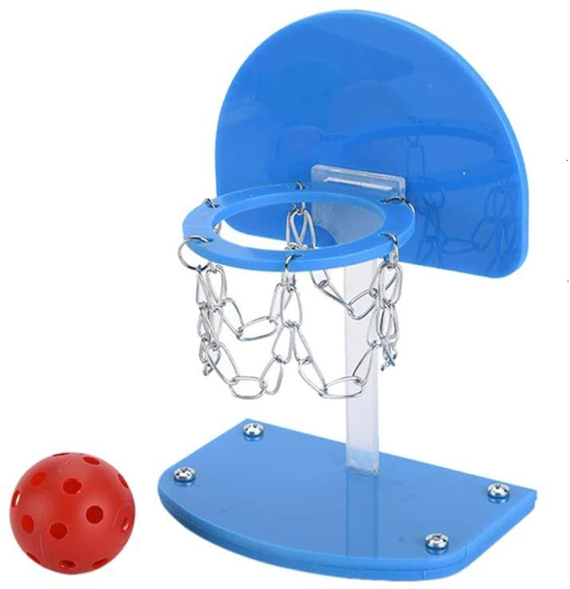Mini Basketball Set Mini Basketball Stands Hoop Bird Basketball Game Desktop Table Bird Educational Intelligence Training Toy for Macaw African Greys Cockatoo Chew Bite Toy (Random Color) Animals & Pet Supplies > Pet Supplies > Bird Supplies > Bird Cages & Stands Hypeety   