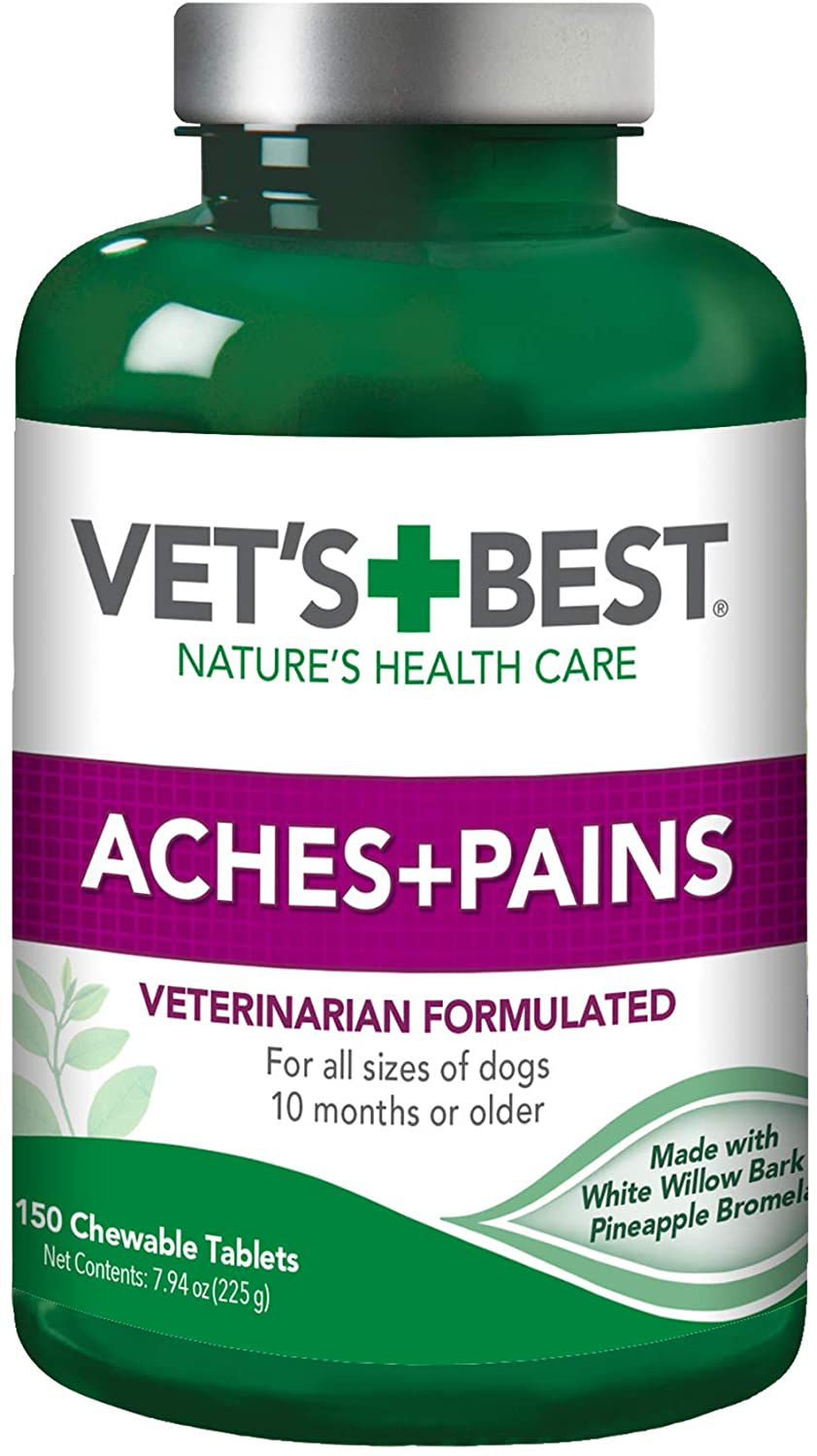 Vet’S Best Aspirin Free Aches + Pains Dog Supplement | Vet Formulated for Dog Pain Support and Joint Relief Animals & Pet Supplies > Pet Supplies > Dog Supplies > Dog Treadmills Bramton Company 150 count  