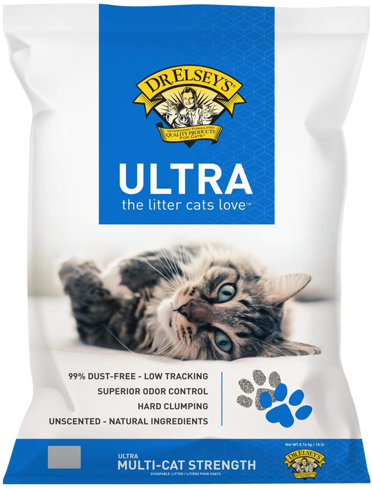 Dr. Elsey'S Precious Cat Ultra Cat Litter, 18 Pound Bag Animals & Pet Supplies > Pet Supplies > Cat Supplies > Cat Litter Dr. Elsey's   