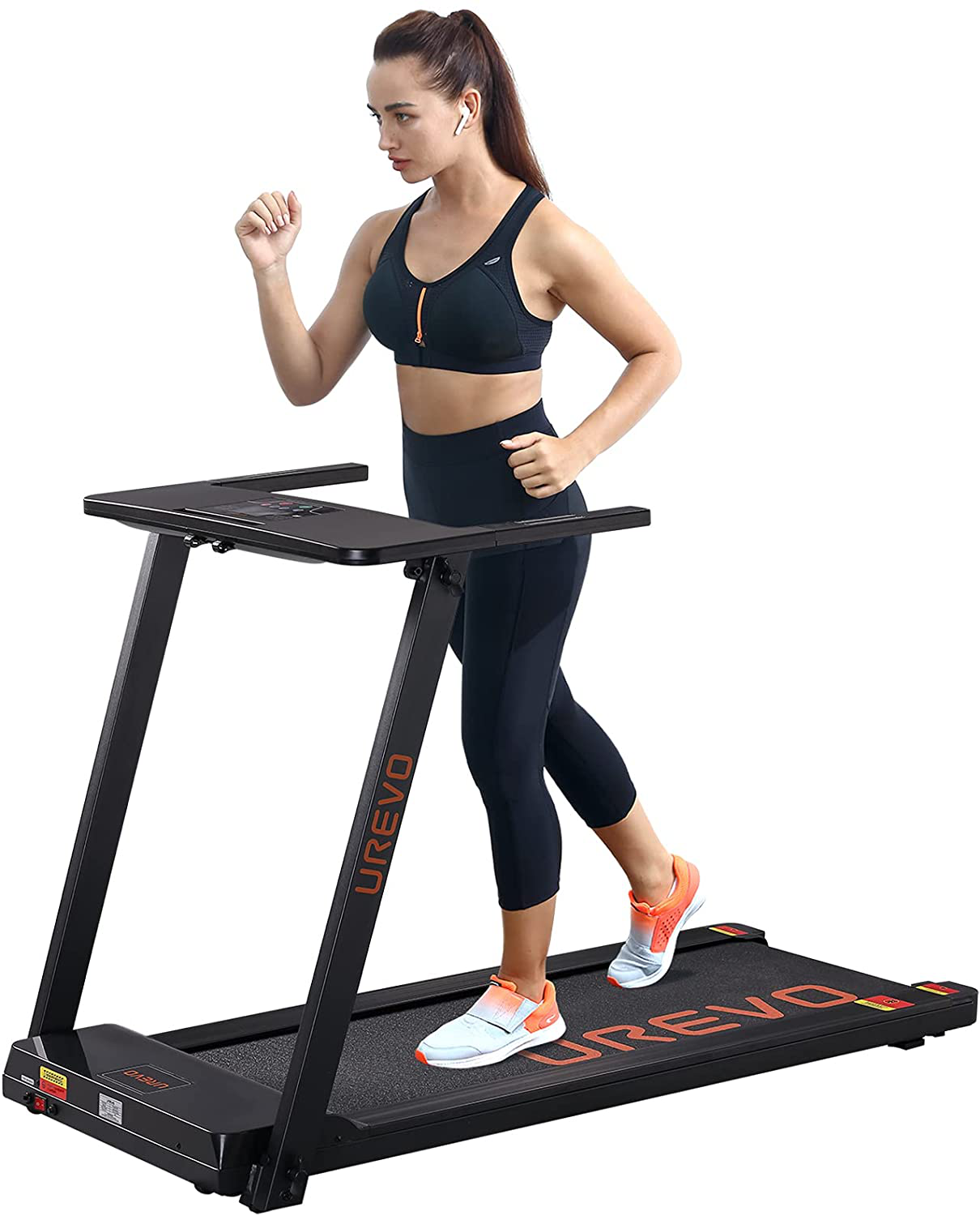 UREVO Foldable Treadmills for Home,Under Desk Electric Treadmill Workout Running Machine,2.5Hp Portable Compact Treadmill with 12 Pre Set Programs and 16.5 Inch Wide Treadbelt Animals & Pet Supplies > Pet Supplies > Dog Supplies > Dog Treadmills UREVO   