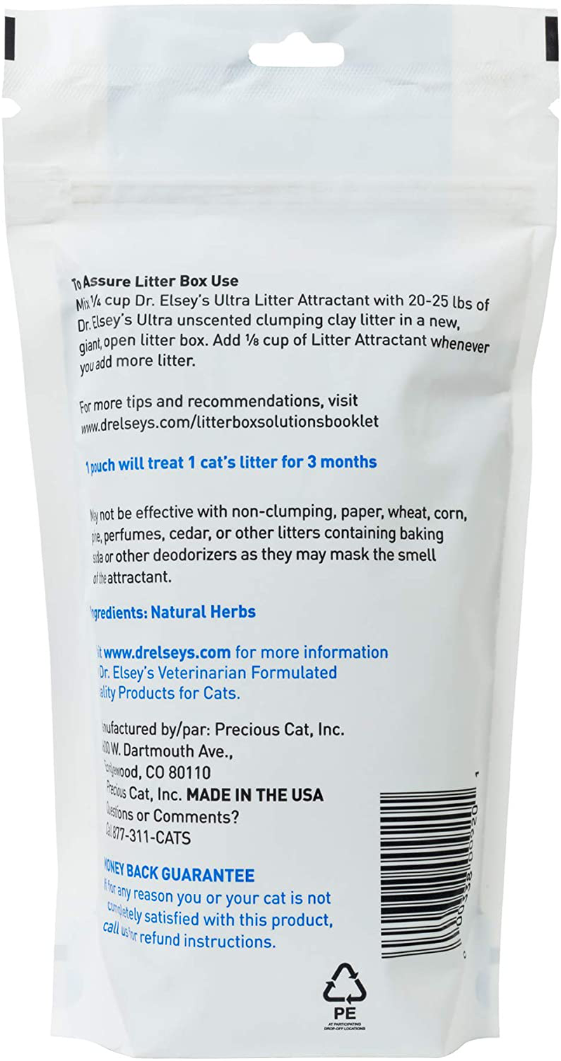 Dr. Elsey'S Ultra Litter Attractant, .56 Kg / 20 Oz (Pack May Vary) Animals & Pet Supplies > Pet Supplies > Cat Supplies > Cat Litter Precious Cat   