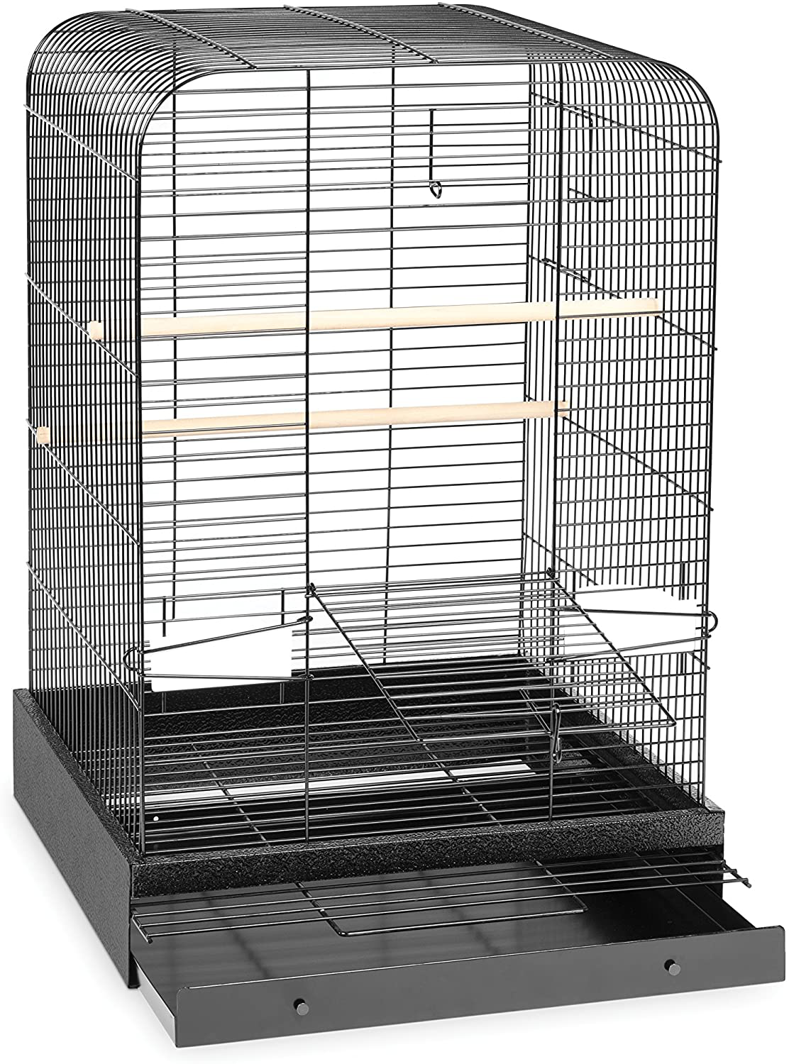 Prevue Hendryx 124BLK Pet Products Madison Bird Cage, Hammertone Black