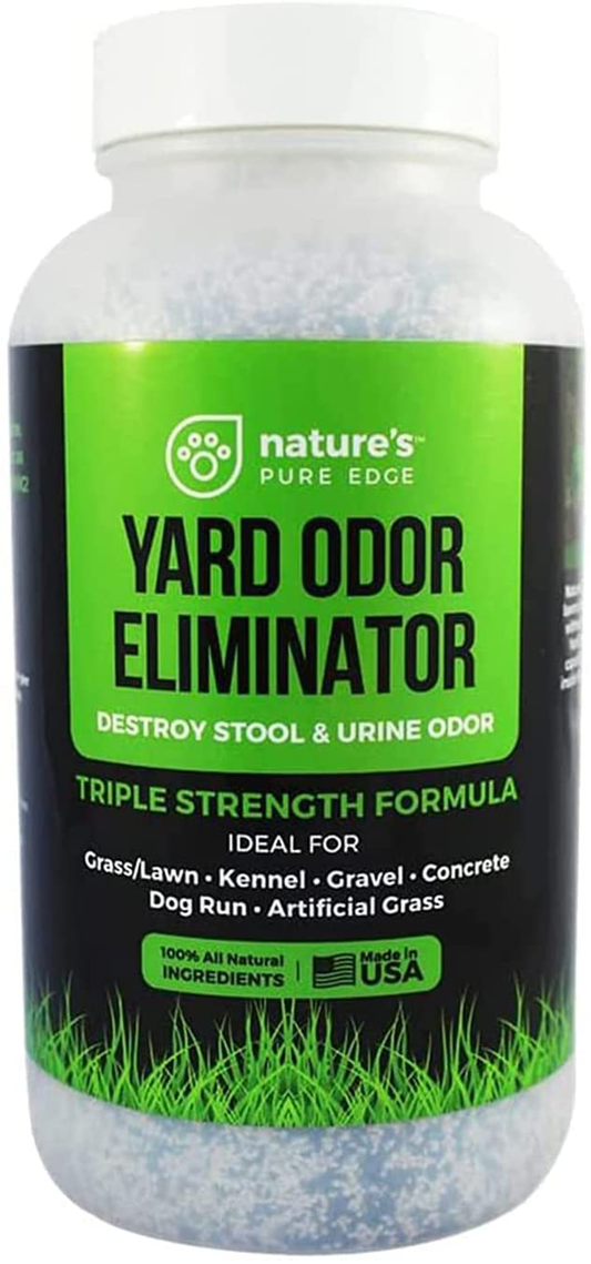 Nature'S Pure Edge Yard Odor Eliminator. Perfect for Artificial Grass, Patio, Kennel, and Lawn. Instantly Removes Stool and Urine Odor. Long Lasting. Kid and Pet Safe. Animals & Pet Supplies > Pet Supplies > Dog Supplies > Dog Kennels & Runs Nature's Pure Edge   