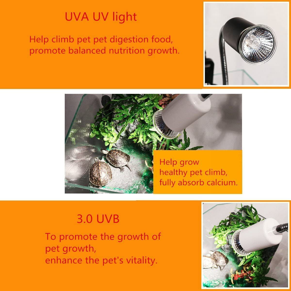 Ctkcom 25W UVB Light UVA Bulb Halogen Basking Bulb(4 Pack)- 110V Full Spectrum Reptilian Lamp Lizard Lamp UV Heating Lamp Spot Lamp for Turtle Aquarium Aquatic Reptile Lizard Habitat Heat Light,4 Pcs Animals & Pet Supplies > Pet Supplies > Reptile & Amphibian Supplies > Reptile & Amphibian Habitat Heating & Lighting CTKcom   