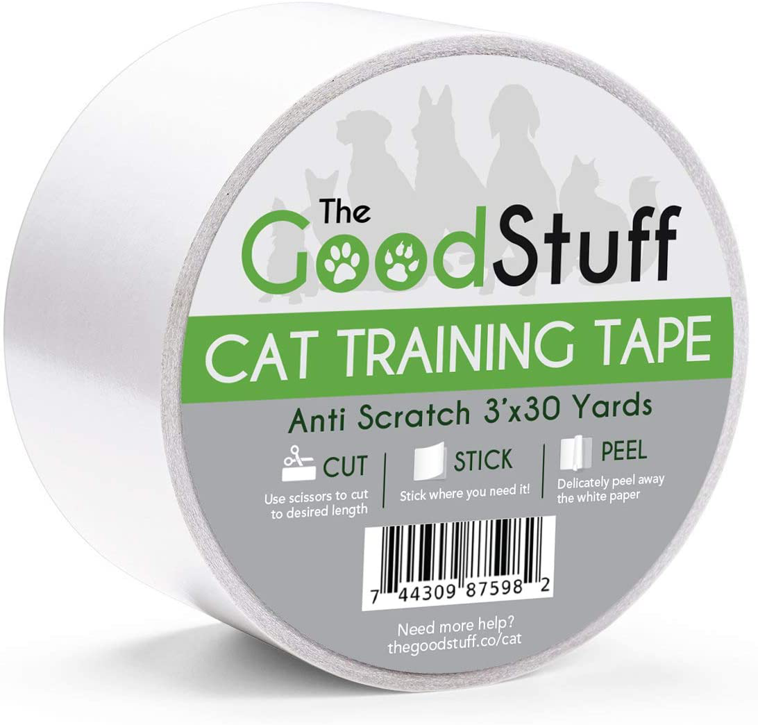 Cat Scratch Tape Furniture Protectors - Guard Your Couch, Doors and Furniture from anti Scratches Deterrent Cat Training Tape - Great for Leather and Fabric Couches