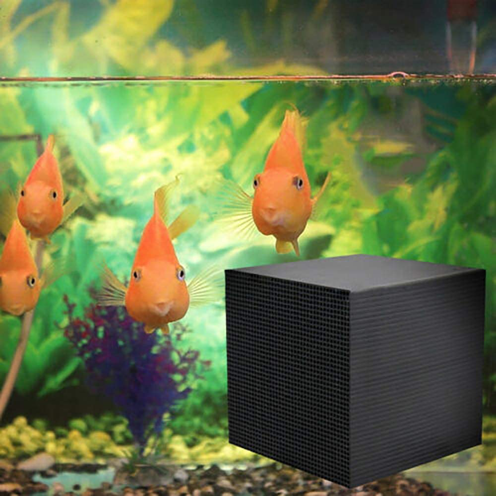 ELEDUCTMON Eco-Aquarium Water Purifier Cube Filter Activated Carbon Ultra Strong Filtration and Absorption for Aquarium,Ponds,Fish Tank, Water Tank, Water Purification