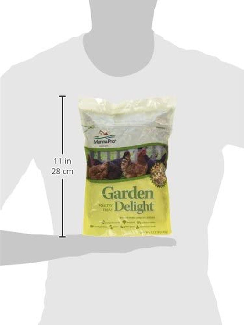 Manna Pro Chicken Scratch | Garden Grains, Treat for Chicken Coop, Duck Food, Chicken Supplies |2.25 Pound (Pack of 1) Animals & Pet Supplies > Pet Supplies > Bird Supplies > Bird Treats Manna Pro   