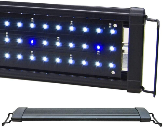 Beamswork EA White Blue LED Aquarium Fish Tank Light Extendable Timer Ready Animals & Pet Supplies > Pet Supplies > Fish Supplies > Aquarium Lighting BeamsWork 12" - 18"  