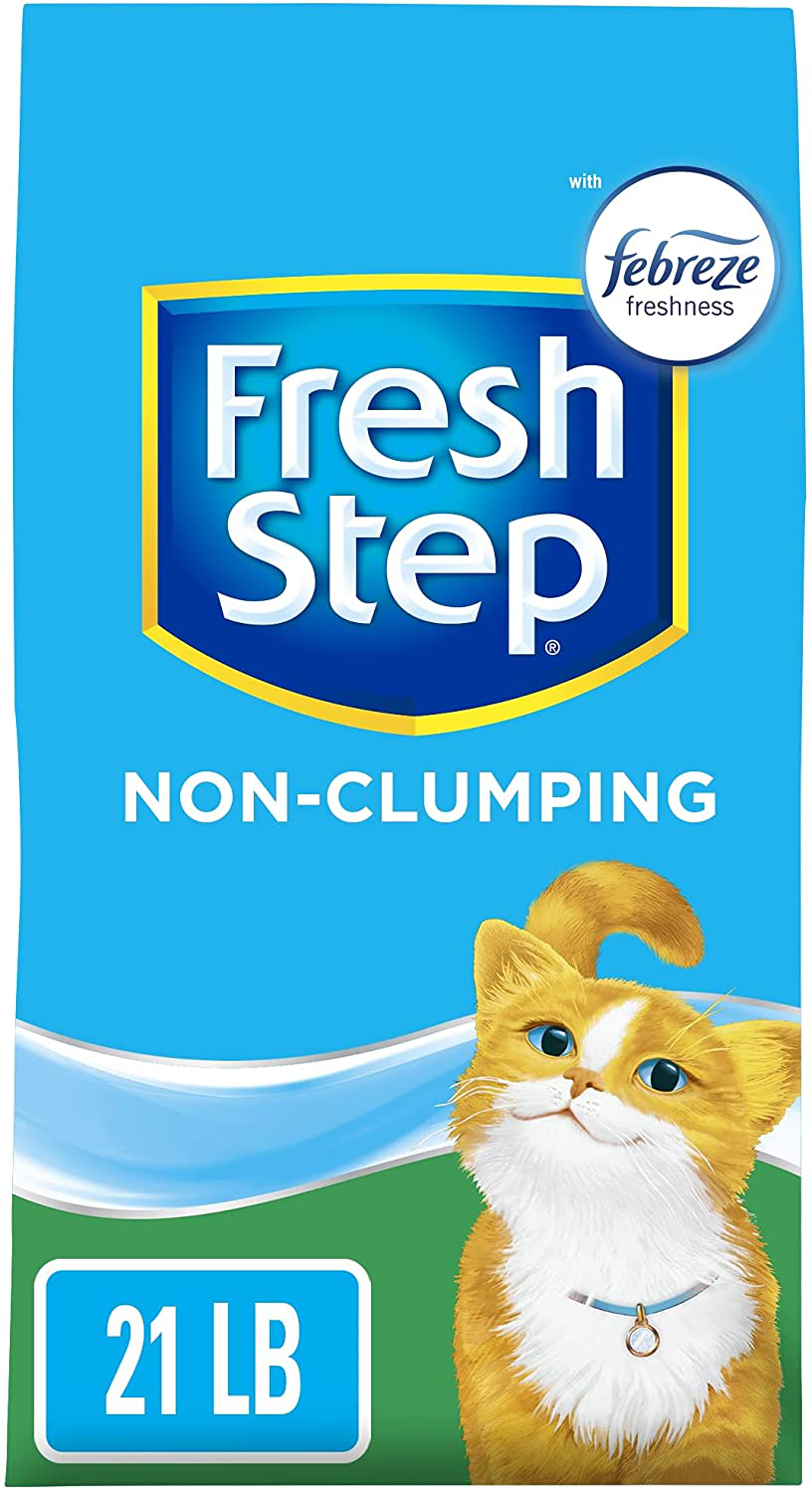 Fresh Step Non-Clumping Clay Cat Litter, Scented with Febreze, 21 Lb Animals & Pet Supplies > Pet Supplies > Cat Supplies > Cat Litter Fresh Step   