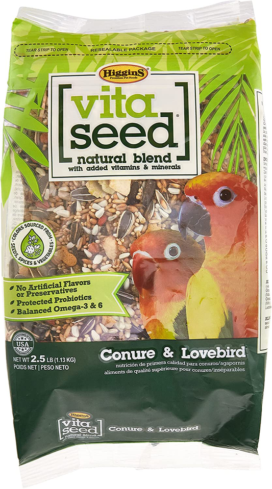 Higgins Vita Seed Conure & Lovebird Food Animals & Pet Supplies > Pet Supplies > Bird Supplies > Bird Treats Vita seed   