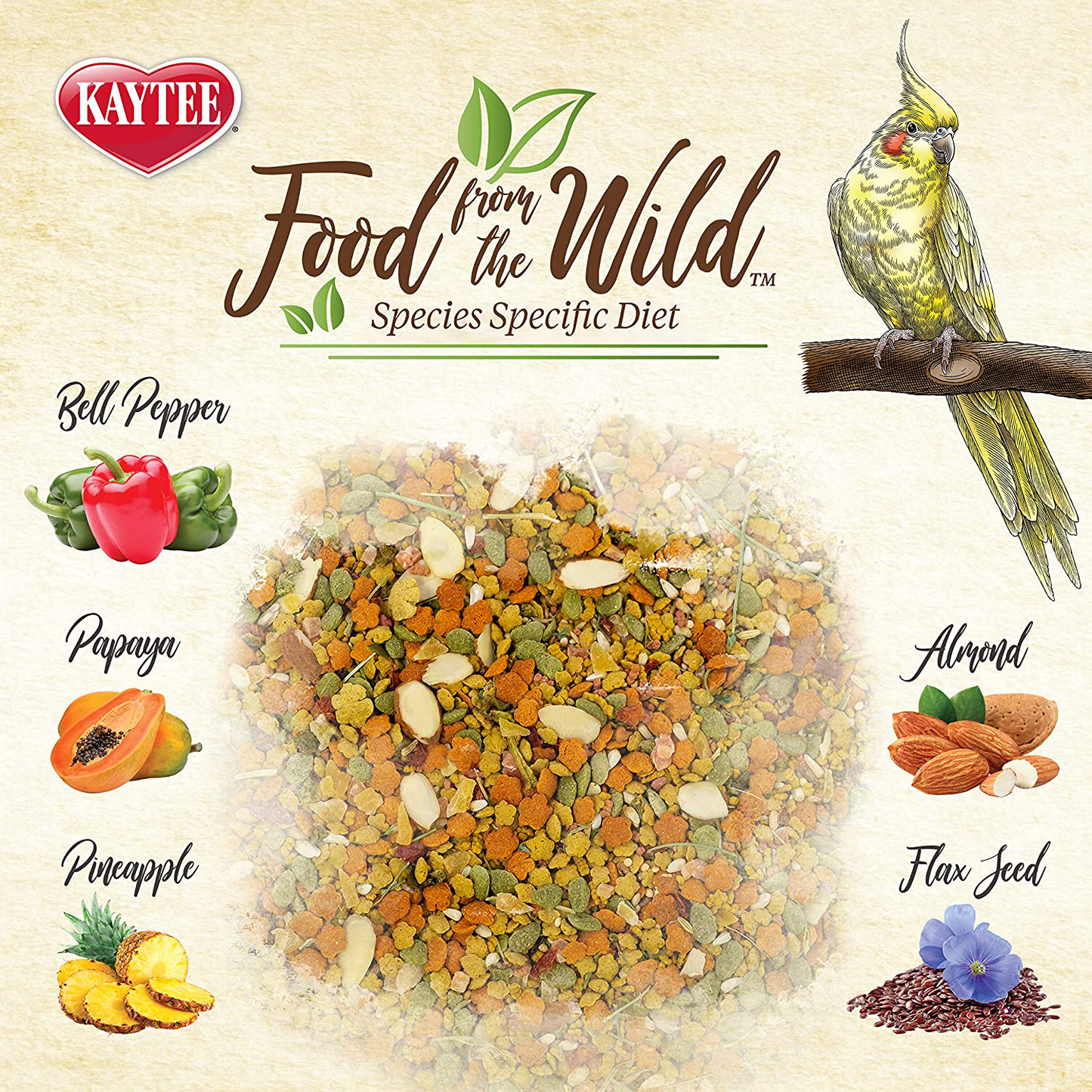 Kaytee Food from the Wild Cockatiel Food 2.5 Pound Animals & Pet Supplies > Pet Supplies > Bird Supplies > Bird Treats Kaytee   