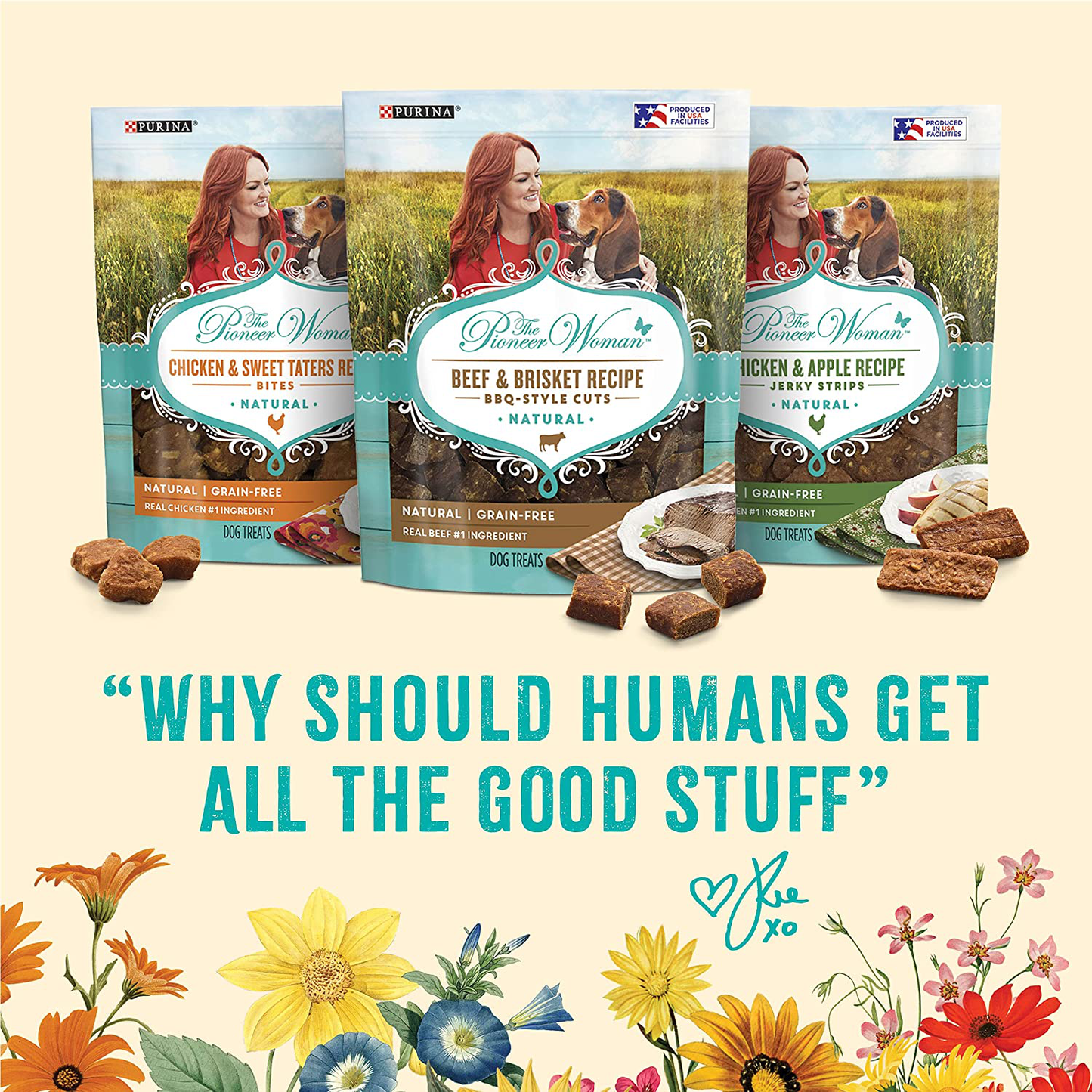 The Pioneer Woman Grain Free All Natural Jerky Dog Treats Animals & Pet Supplies > Pet Supplies > Dog Supplies > Dog Treats The Pioneer Woman   