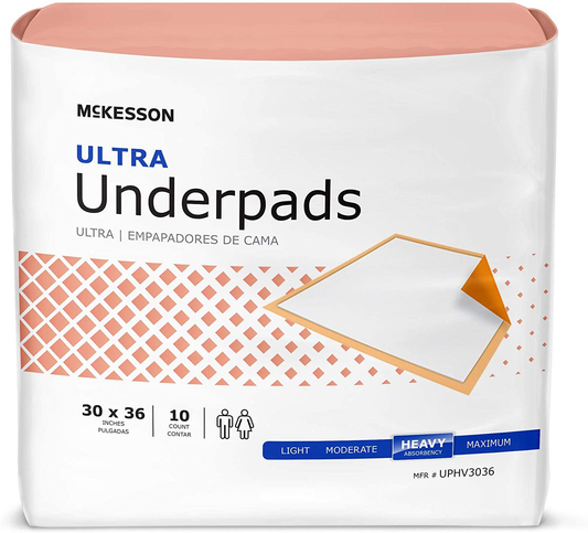 Mckesson UPHV3036 Staydry Ultra Underpads, 30" X 36" (Pack of 100) Animals & Pet Supplies > Pet Supplies > Dog Supplies > Dog Diaper Pads & Liners McKesson   