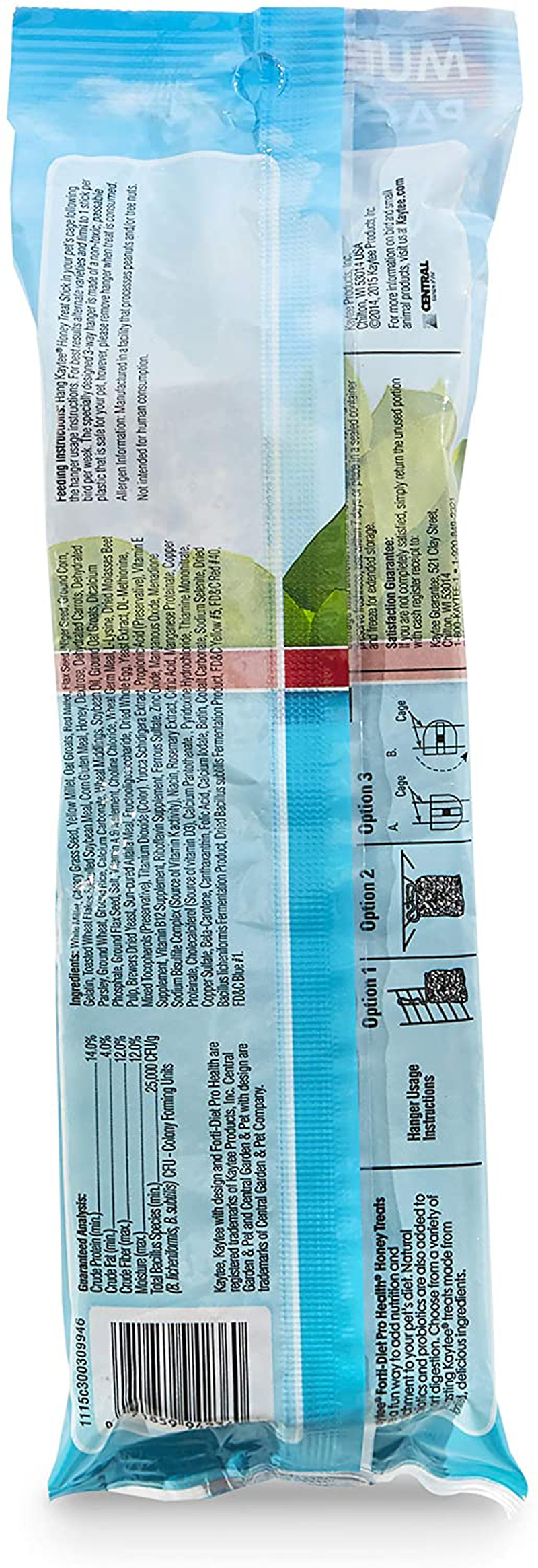 Kaytee Treat Stick Honey Flavor - Parakeet 7 Oz Animals & Pet Supplies > Pet Supplies > Bird Supplies > Bird Treats Kaytee   