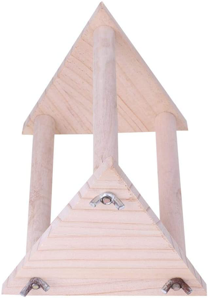 TOPINCN Bird Perch Stand Wooden Table Top Bird Stand Playstand Bird Playground Play Gym for Budgies Parakeet Cockatiel Cockatoo Conure Lovebird Animals & Pet Supplies > Pet Supplies > Bird Supplies > Bird Gyms & Playstands TOPINCN   