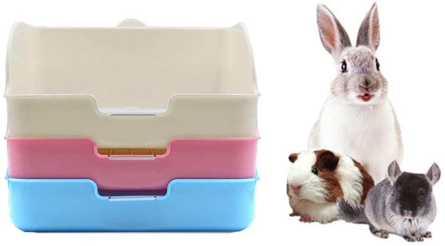 Pet Small Rat Toilet, Square Potty Trainer Corner Litter Bedding Box Pet Pan for Small Animal/Rabbit/Guinea Pig/Galesaur/Ferret Animals & Pet Supplies > Pet Supplies > Small Animal Supplies > Small Animal Bedding Amakunft   