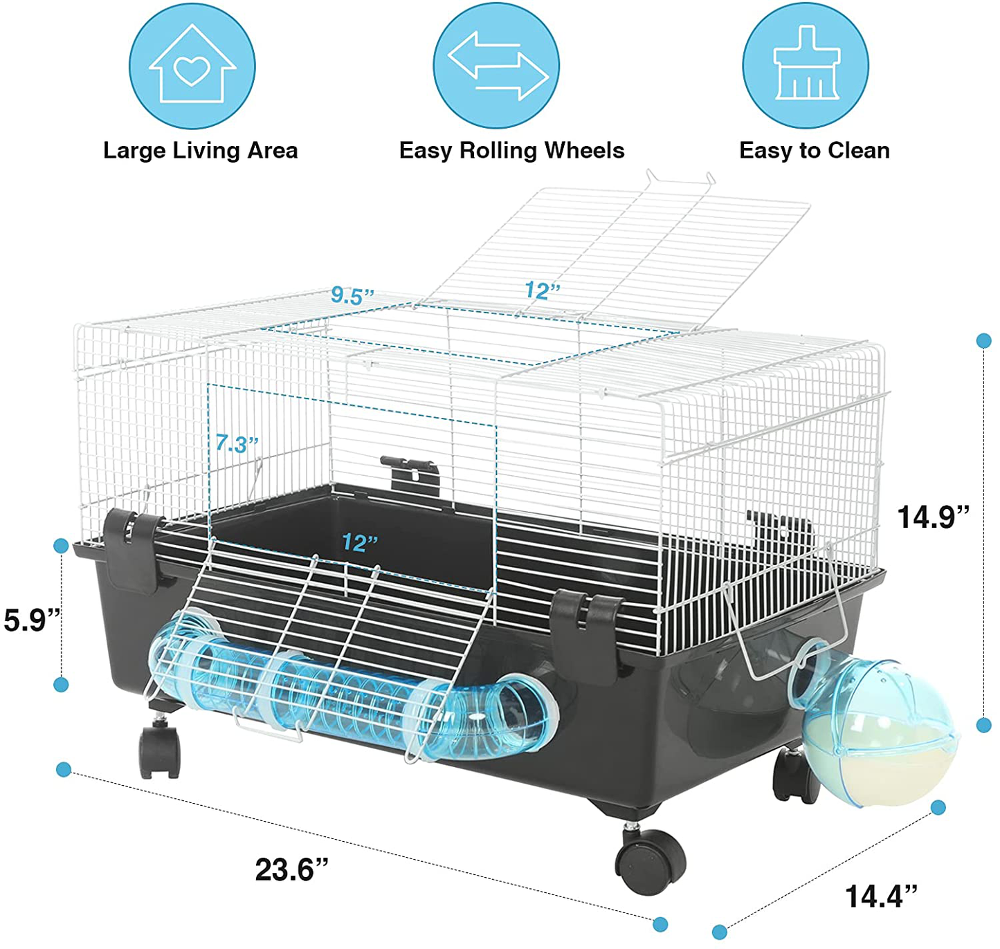 Besazw hamster cage clearance small animal cage
