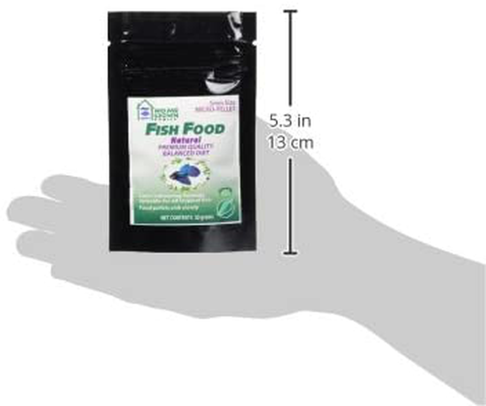 HOME GROWN PONICS Fish Food # 96050 Natural .5Mm -20 Gram Bag Animals & Pet Supplies > Pet Supplies > Fish Supplies > Aquarium Lighting HOME GROWN PONICS   