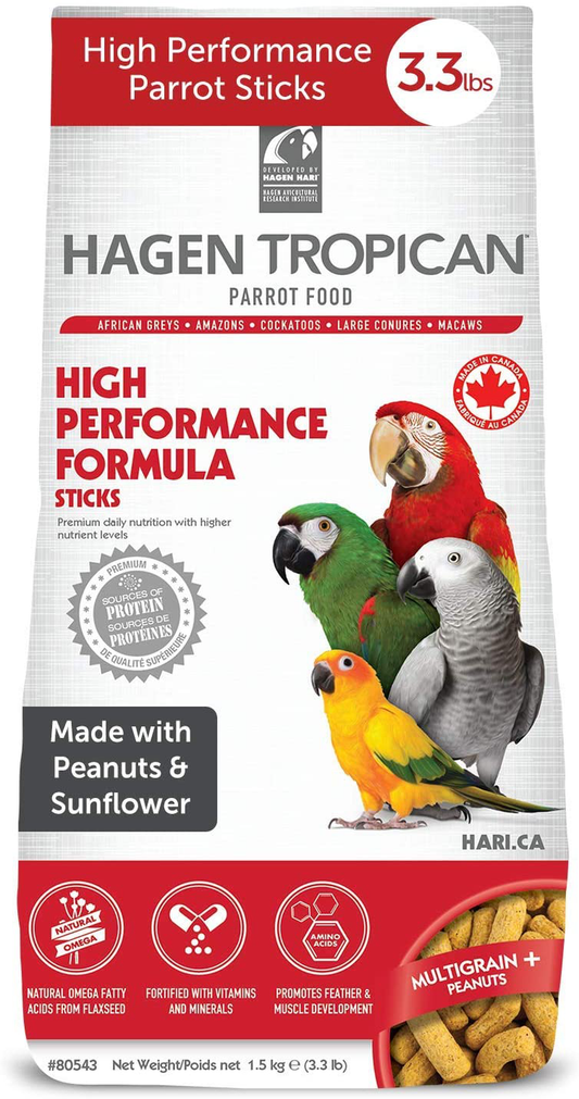 Hagen Tropican Bird Food, HARI Parrot Food, High Performance Formula Animals & Pet Supplies > Pet Supplies > Bird Supplies > Bird Food Rolf C. Hagen (USA) Corp.   