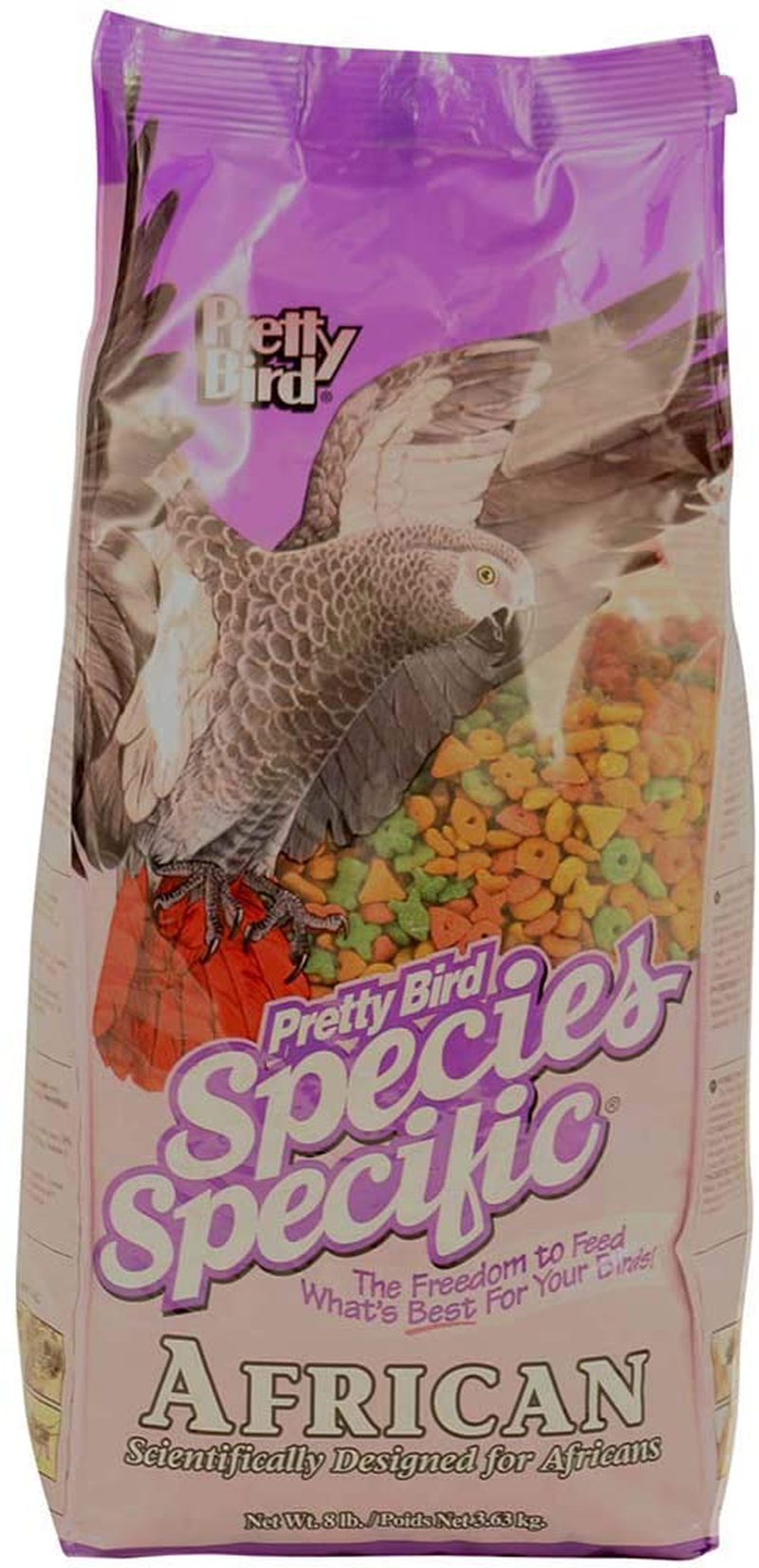 Pretty Bird International Species Specific African Bird Food- 8-Pound Animals & Pet Supplies > Pet Supplies > Bird Supplies > Bird Food Pretty Bird   