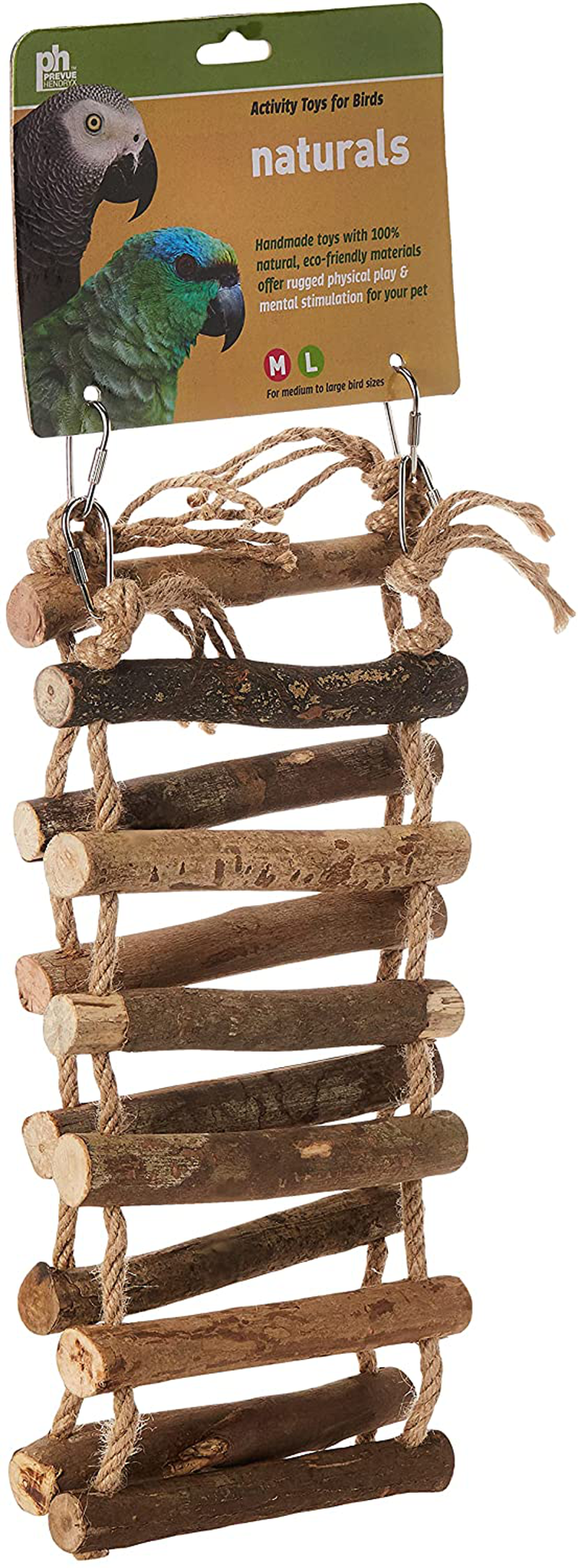 Prevue Hendryx 62807 Naturals Rope Ladder Bird Toy, Large Animals & Pet Supplies > Pet Supplies > Bird Supplies > Bird Ladders & Perches Prevue Hendryx   