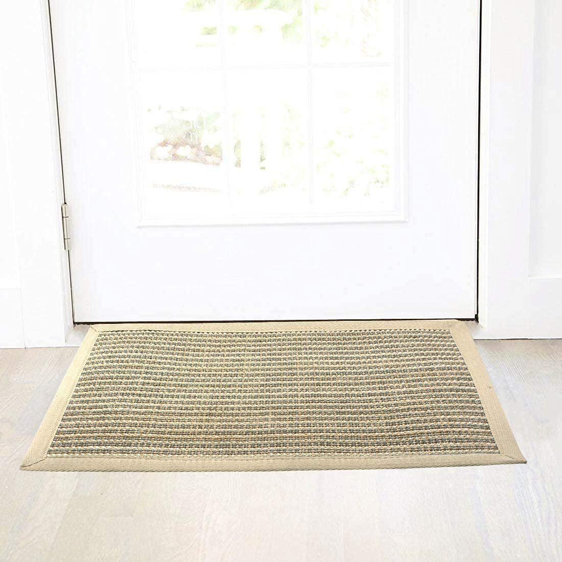 FUKUMARU Cat Scratcher Mat, 23.6 X 15.7 Inch Natural Sisal Cat Scratch Mats, Horizontal Cat Floor Scratching Pad Rug, Protect Carpets and Sofas Animals & Pet Supplies > Pet Supplies > Cat Supplies > Cat Furniture FUKUMARU   