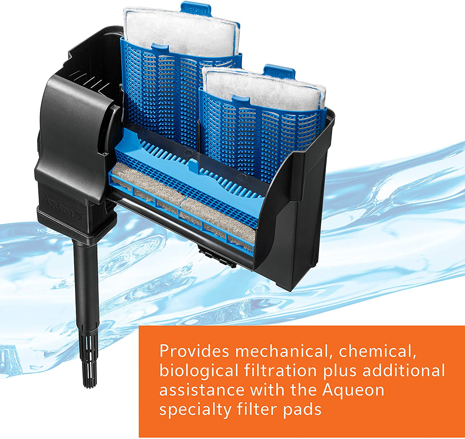 Aqueon Quietflow LED PRO Aquarium Power Filter, Size 75 Animals & Pet Supplies > Pet Supplies > Fish Supplies > Aquarium Filters Aqueon   