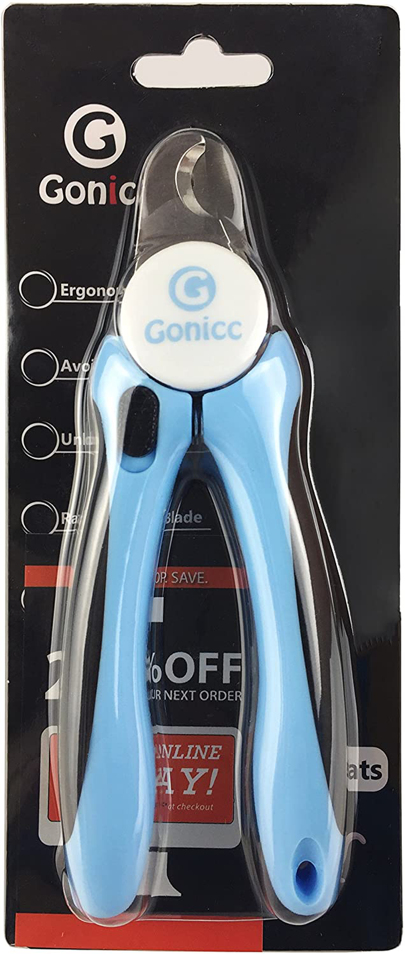 Gonicc Dog & Cat Pets Nail Clippers and Trimmers - with Safety Guard to Avoid over Cutting, Free Nail File, Razor Sharp Blade - Professional Grooming Tool for Pets Animals & Pet Supplies > Pet Supplies > Small Animal Supplies > Small Animal Treats gonicc   