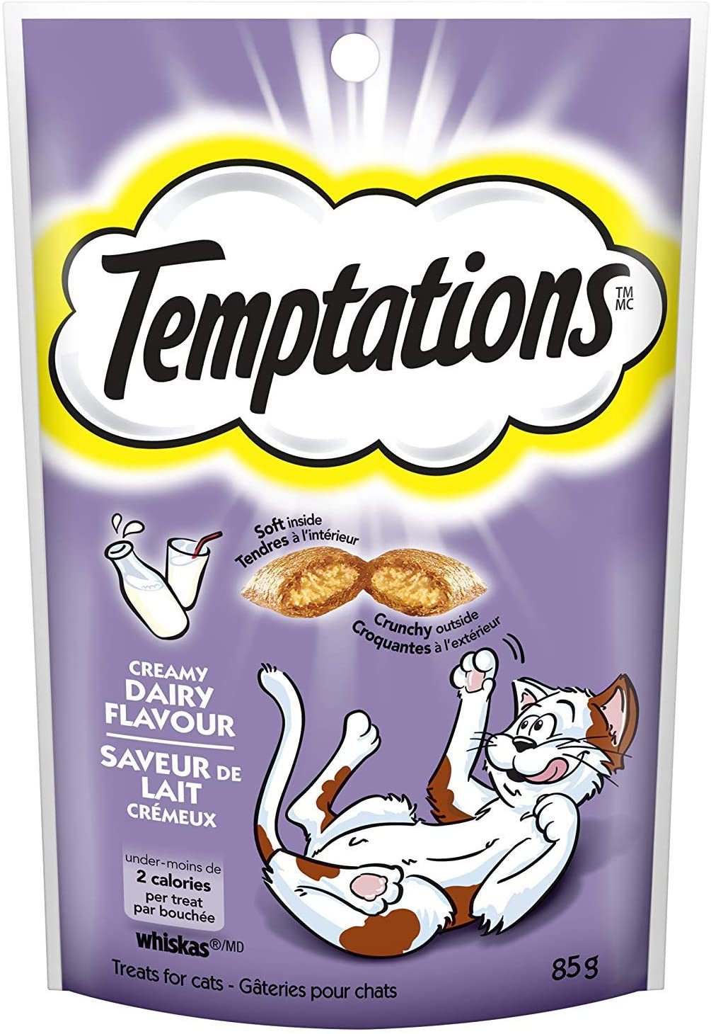 Temptations Classics Tasty Snack Treats for Cats -Feline Variety Bundle 5 Pack (Chicken, Hairball, Shrimp, Diary, Beef Flavors) with Hotspot Pets Collapsible Bowl Animals & Pet Supplies > Pet Supplies > Cat Supplies > Cat Treats Temptations   
