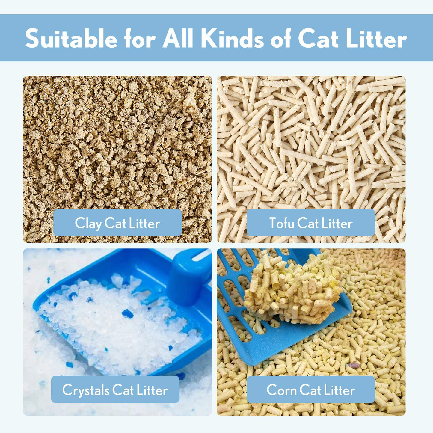 No Scent Cat Litter Deodorizer Litter Box Odor Eliminator Natural Deordizer Kitten Litter Smell Control Safe Litter Deoderizer for Kitty Solid Adsorbents of Minerals&Activated Charcoal 10 Oz Bottle Animals & Pet Supplies > Pet Supplies > Cat Supplies > Cat Litter Box Liners PETNF   