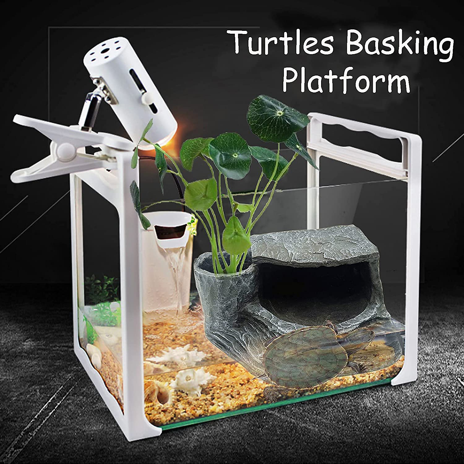 lizard tank accessories Turtle Tank Basking Platform Reptile Ramp