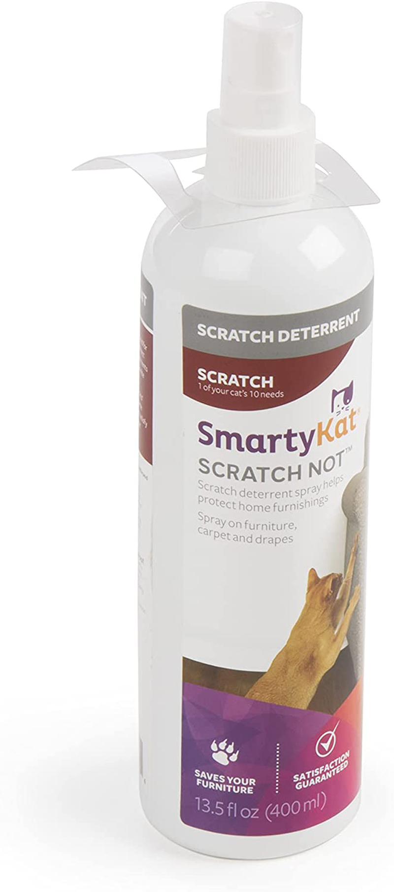 Smartykat Scratch Not Cat Spray, Anti-Scratch Cat Training Spray & Scratch Deterrent, Protects Furniture & Safe for Cats, 13.5 Ounce Animals & Pet Supplies > Pet Supplies > Cat Supplies > Cat Furniture SmartyKat   