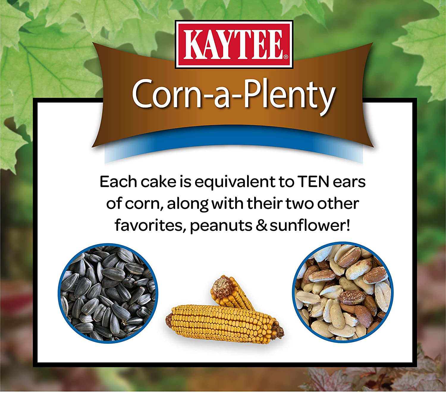 Kaytee 100037041 Corn a Plenty Seed Cake, 2.5 Pound (Pack of 1), Yellow Animals & Pet Supplies > Pet Supplies > Small Animal Supplies > Small Animal Food Kaytee   