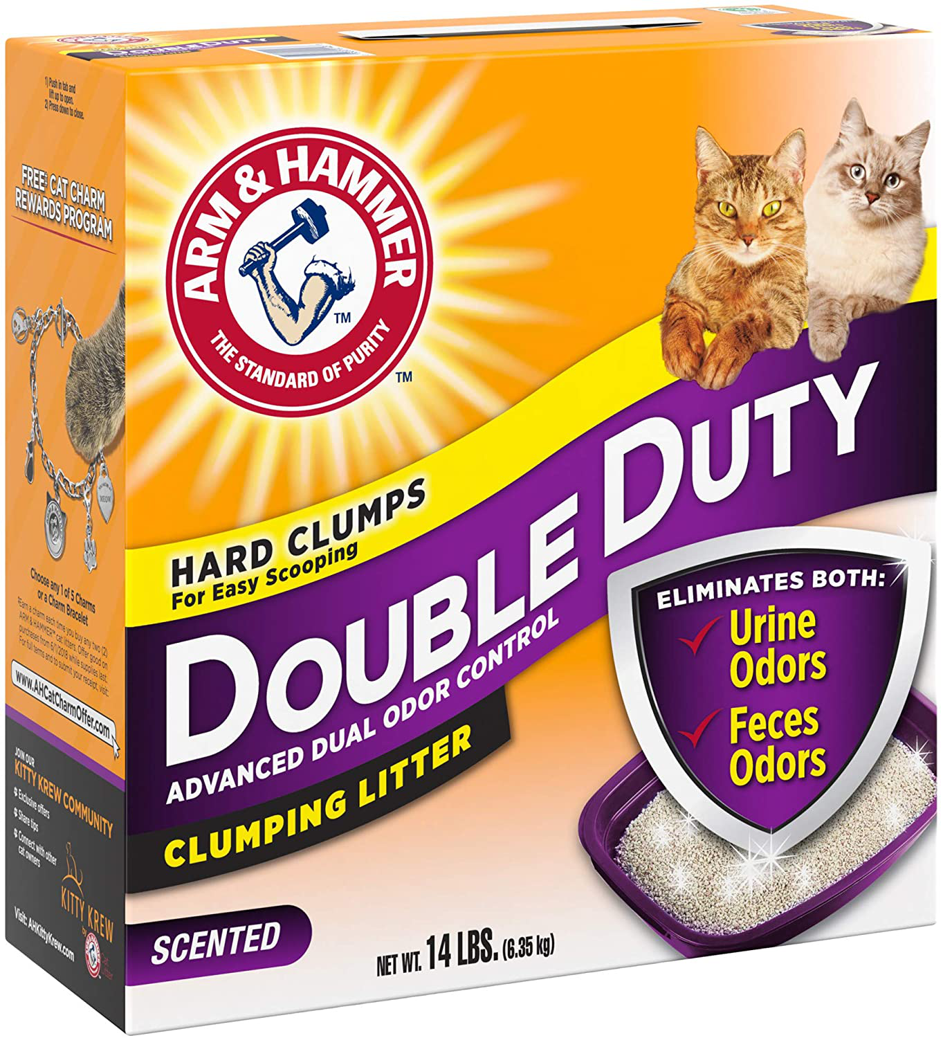 Arm & Hammer Double Duty Clumping Cat Litter, 14Lb Animals & Pet Supplies > Pet Supplies > Cat Supplies > Cat Litter Arm & Hammer   