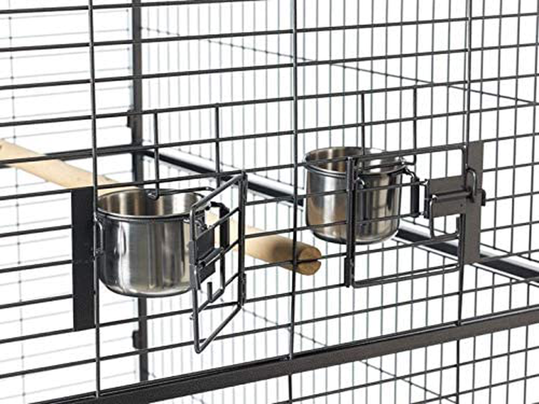 Prevue Hendryx Signature Series Wrought Iron Silverado Macaw Dometop Bird Cage in Silver Animals & Pet Supplies > Pet Supplies > Bird Supplies > Bird Toys Prevue Hendryx   