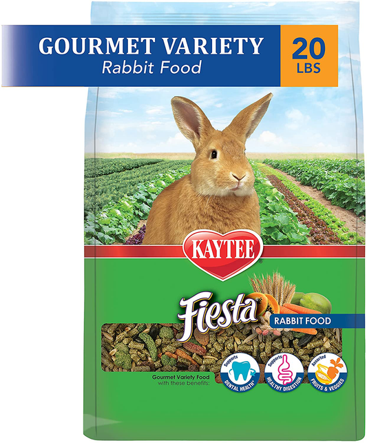 Kaytee Fiesta Rabbit Food, 20 Pounds Animals & Pet Supplies > Pet Supplies > Small Animal Supplies > Small Animal Food Kaytee   