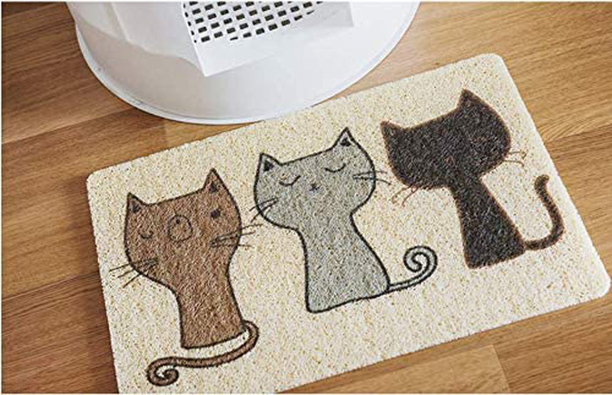 MJEMS Pets Cat Litter Mat Trapping Mat, Scatter Control for Cat Litter Box, Water Resistant, Waterproof Urine Scatter Control, Easy to Clean, XL Size, Non-Slip Animals & Pet Supplies > Pet Supplies > Cat Supplies > Cat Litter Box Mats MJEMS   