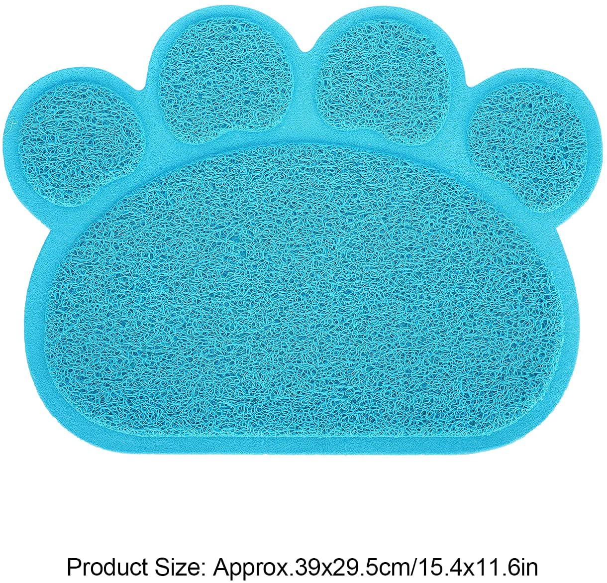 Gaeirt Cat Litter Mat, Kitty Litter Trapping Mess Mat Easy to Clean PVC Durable for Cat Litter Box for Crystal Litter for Small and Medium Pets(Sky Blue) Animals & Pet Supplies > Pet Supplies > Cat Supplies > Cat Litter Box Mats Gaeirt   