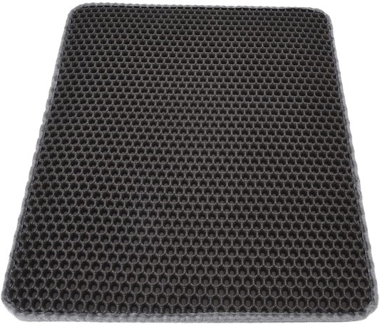 Cat Litter Mat, Cat Litter Box Mat Easy Clean for Cat Litter Box(Grey) Animals & Pet Supplies > Pet Supplies > Cat Supplies > Cat Litter Box Mats Shanrya grey  