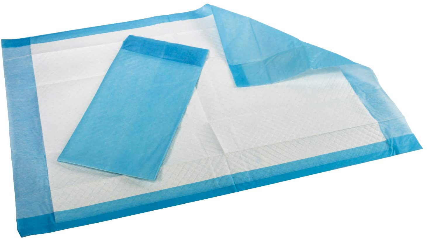 Medline Disposable Blue Underpads (Chux) 17 x 24 - Moderate Absorben