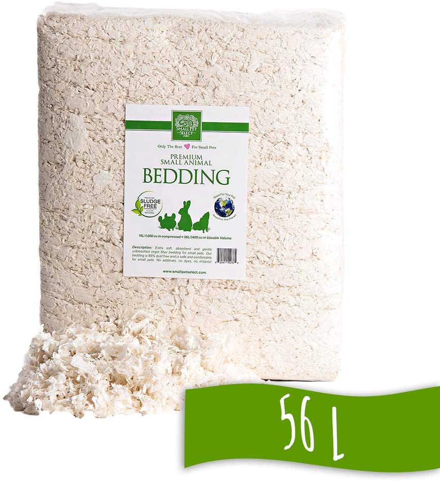 Small Pet Select Unbleached White Paper Bedding