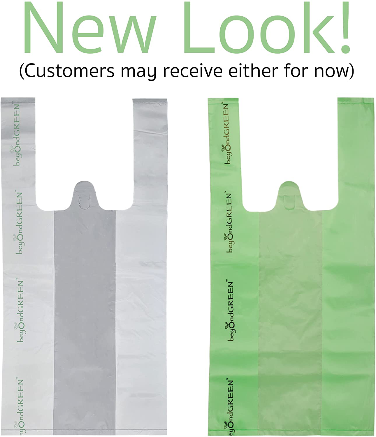 Beyondgreen Plant-Based Cat Litter Poop Waste Pick-Up Bags with Handles - 100 Bags - 8 in X 16 In Animals & Pet Supplies > Pet Supplies > Cat Supplies > Cat Litter Box Liners beyondGREEN   