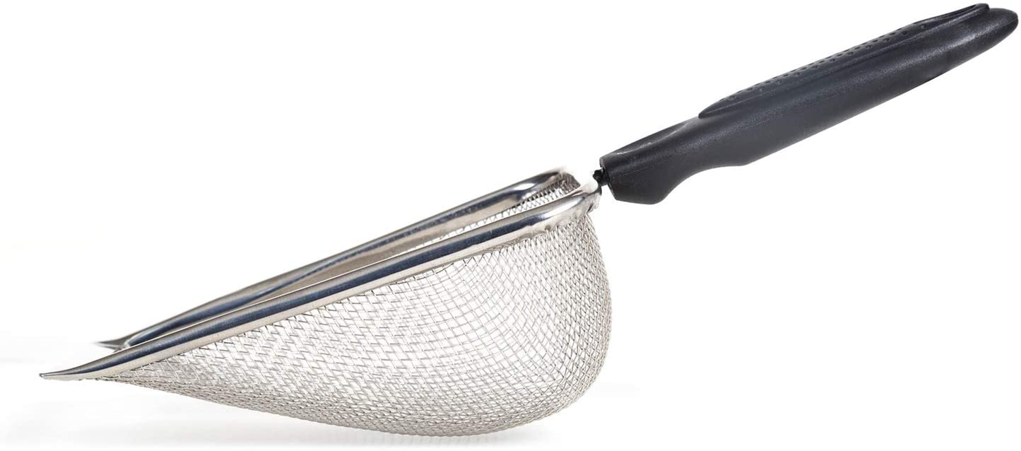 REPTI ZOO Reptile Sand Stainless Steel Fine Mesh Reptile Substrate Metal Sand Shovel Terrarium Substrate Durable Litter Cleaner Corner Scoop Animals & Pet Supplies > Pet Supplies > Reptile & Amphibian Supplies > Reptile & Amphibian Substrates REPTI ZOO   