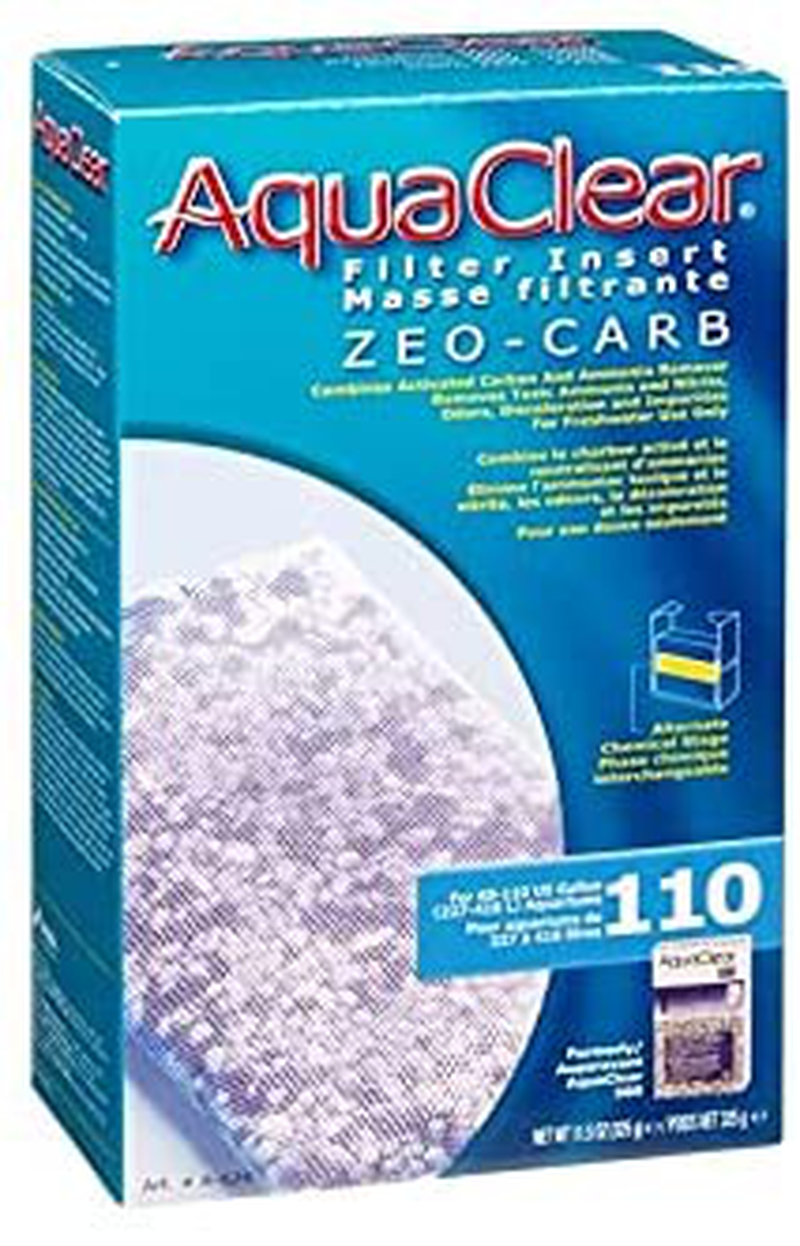 Aquaclear 110 Zeo-Carb Filter Insert, Aquarium Filter Replacement Media, A624 Animals & Pet Supplies > Pet Supplies > Fish Supplies > Aquarium Filters Aqua Clear   