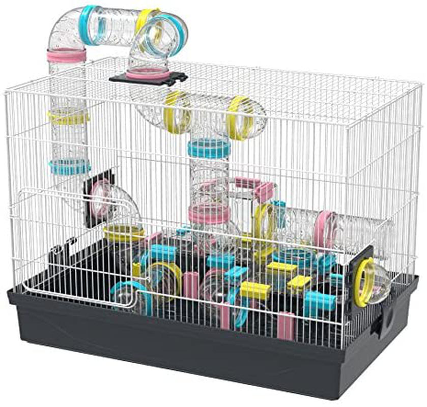 GNB PET Hamster Cage DIY Habitat Animals & Pet Supplies > Pet Supplies > Small Animal Supplies > Small Animal Habitats & Cages GNB PET Black  